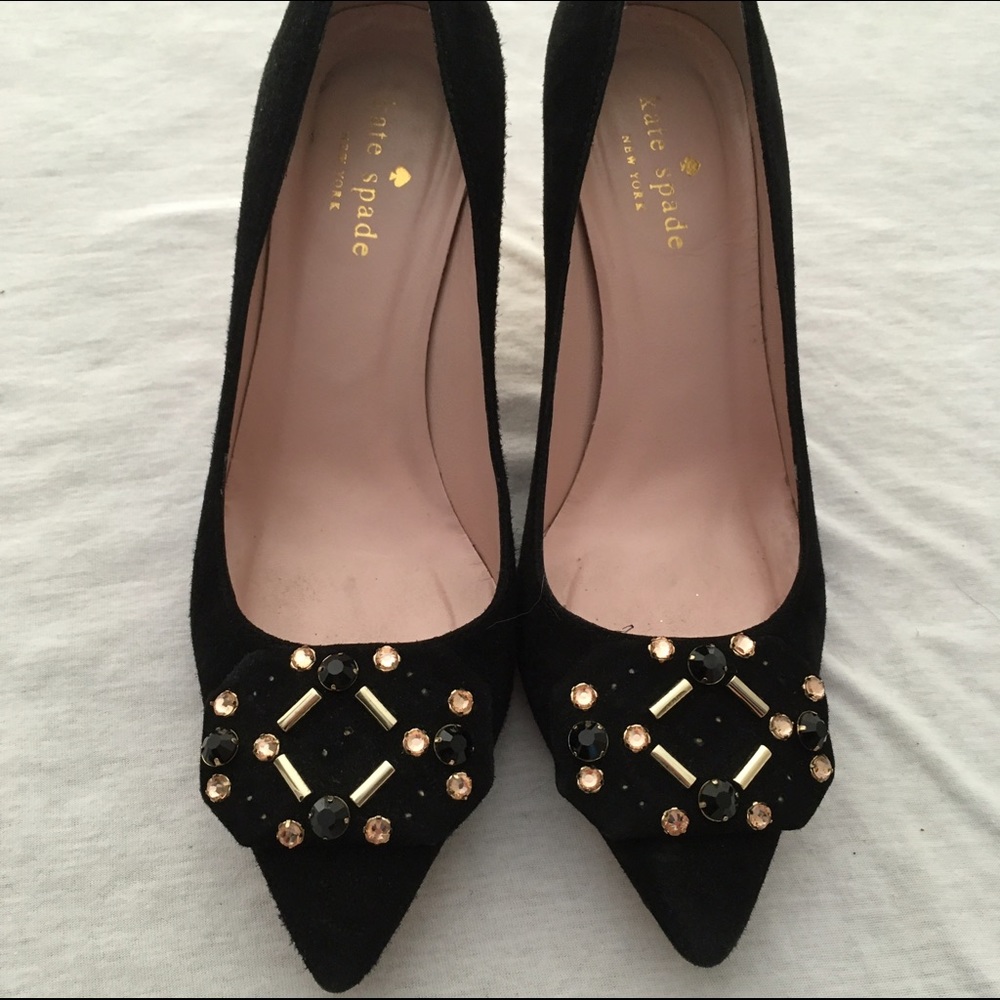 🎉HP x 3🎉 Kate Spade Jewel Embellished Heels - Picture 3 of 4